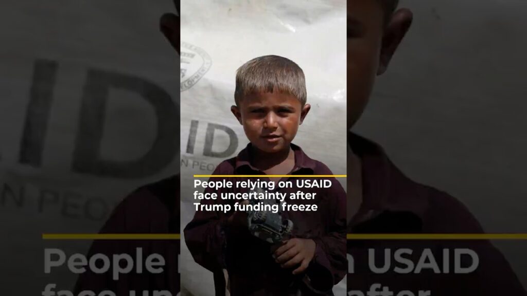 People relying on USAID face uncertainty after Trump funding freeze | AJ #shorts