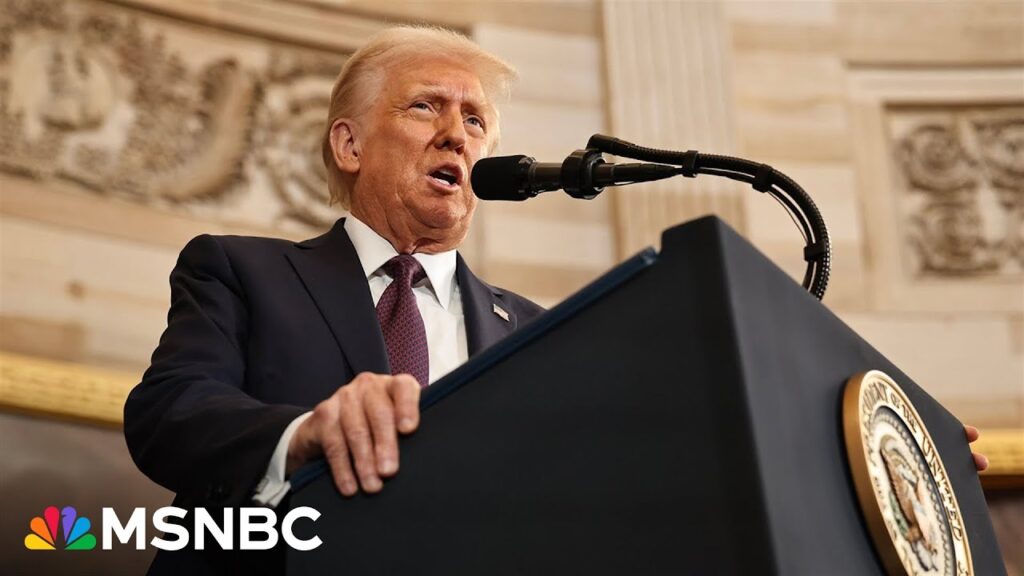 See Trump confronted on J6 pardons at the White House