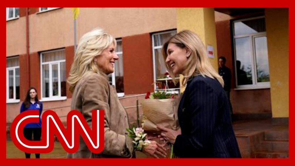Ukrainian First Lady comes out of hiding to meet with First Lady Jill Biden