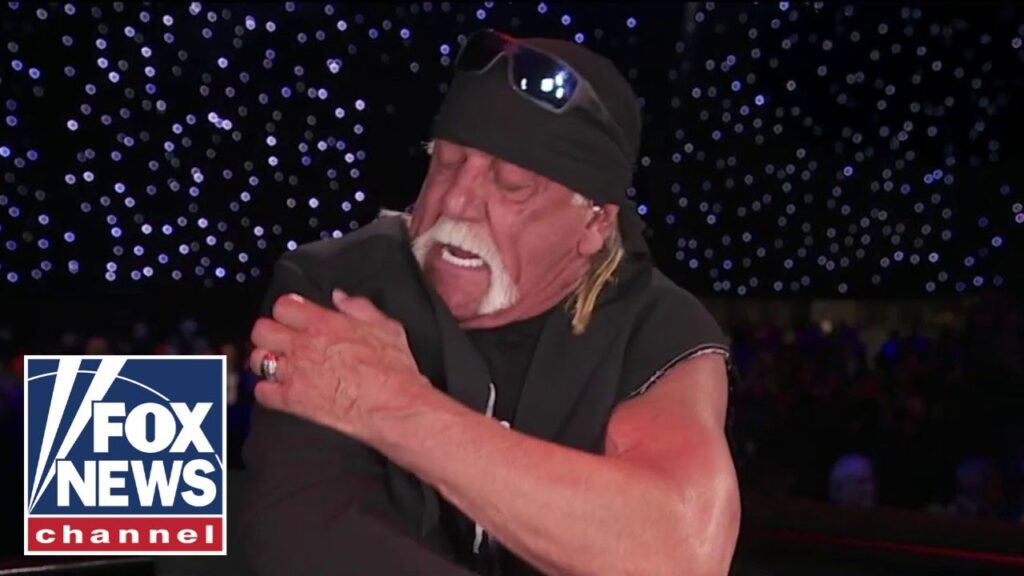 ‘HAVE OUR COUNTRY BACK’: Hulk Hogan rips off tuxedo at Trump inauguration ball