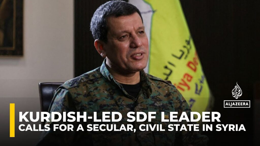 Kurdish-led SDF commander calls for a secular, civil state in post-Assad Syria