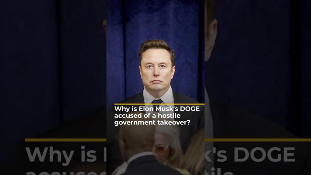Why is Elon Musk’s DOGE accused of leading a hostile takeover of US gov’t? | AJ #shorts