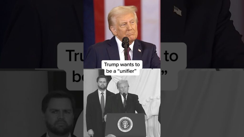 Trump wants to be a ‘unifier’