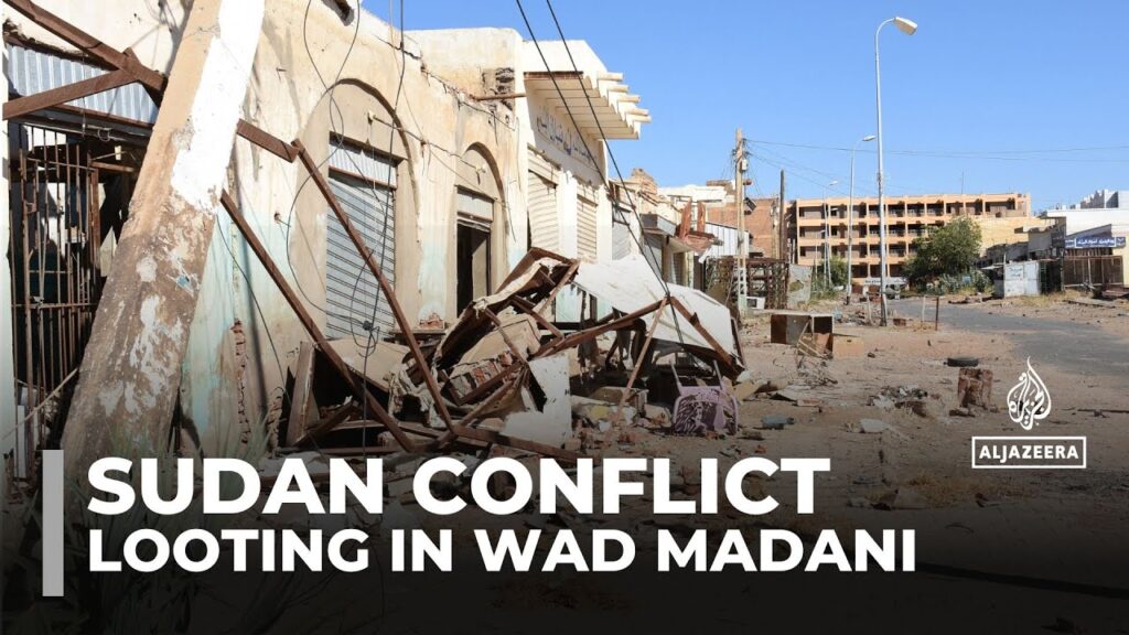Displaced residents return to Wad Madani to find homes looted