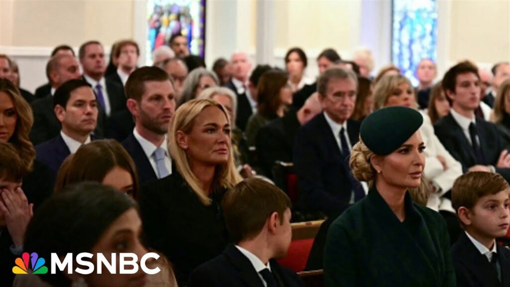 First look: Trump family, Mark Zuckerberg, Tim Cook inside church service