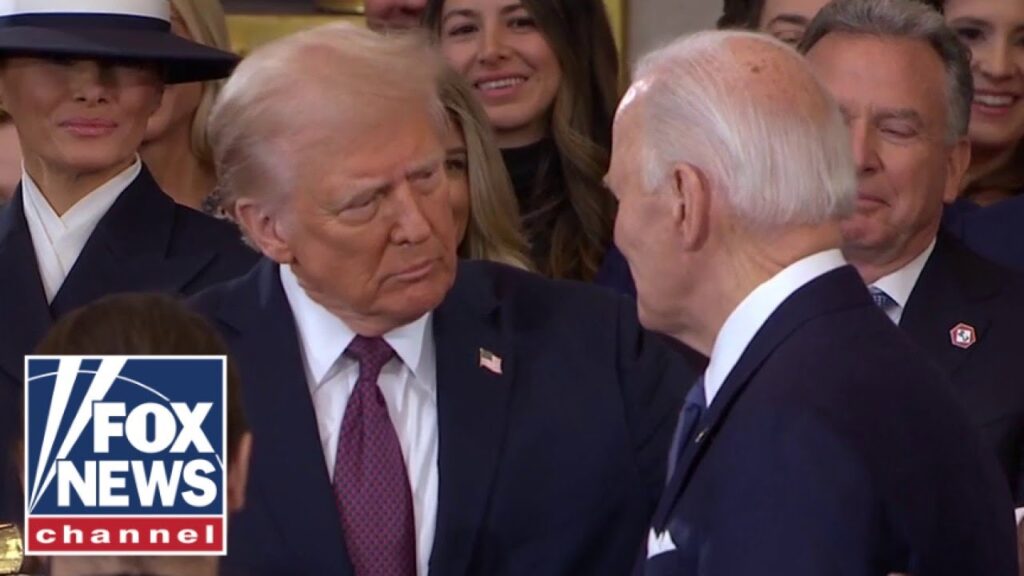 Biden, Harris, Trump, Vance enter inauguration ceremony