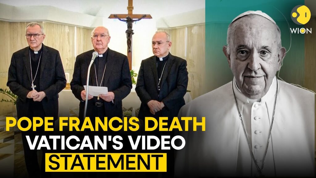 Pope Francis Has Died, Vatican Says In Video Statement | WION Originals