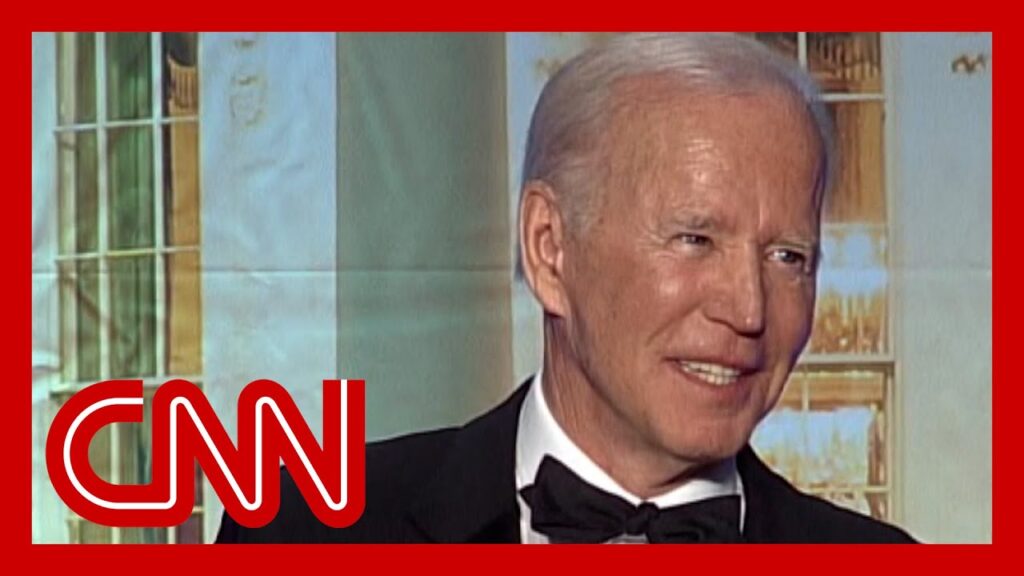 Watch Biden make the White House Correspondents’ Dinner go quiet