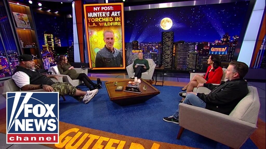 ‘Gutfeld!’: Hunter’s paintings up in smoke?