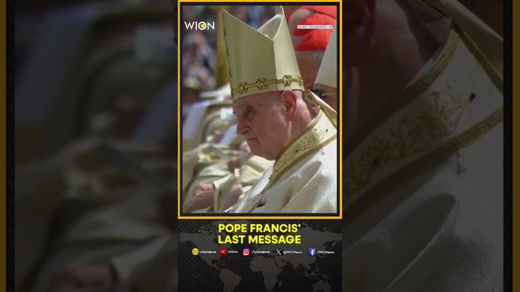 Pope Francis Called For Global Peace In Last Easter Message | WION Shorts