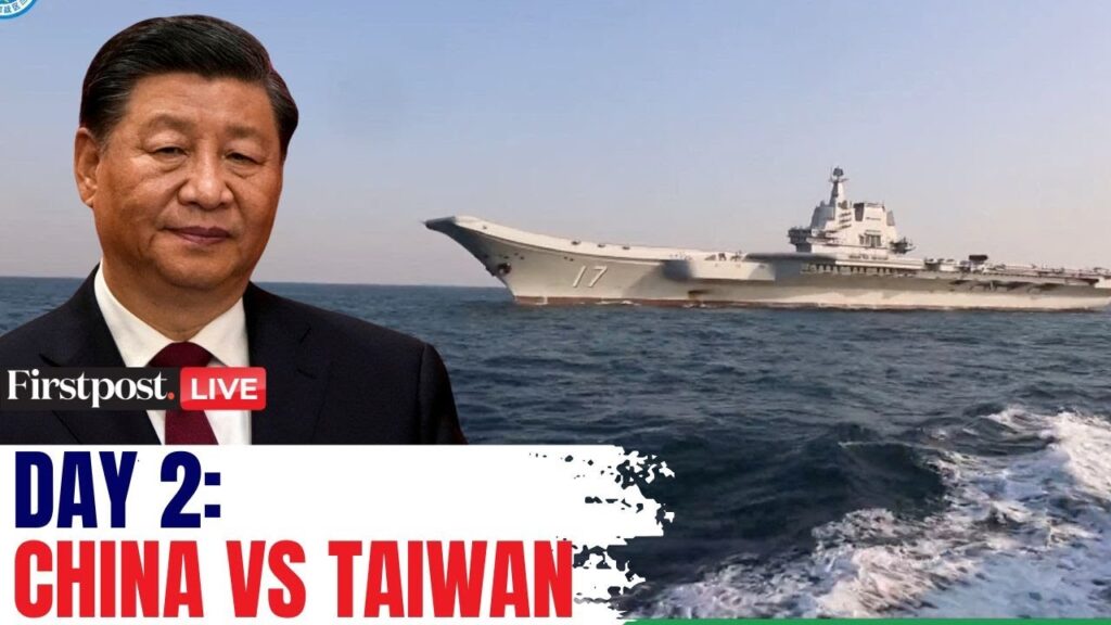 LIVE: China Continues Military Drills Near Taiwan; Taipei Scrambles Jets | China Taiwan