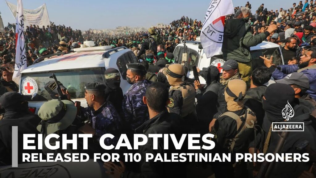 Exchange deal: Eight captives released for 110 Palestinian prisoners