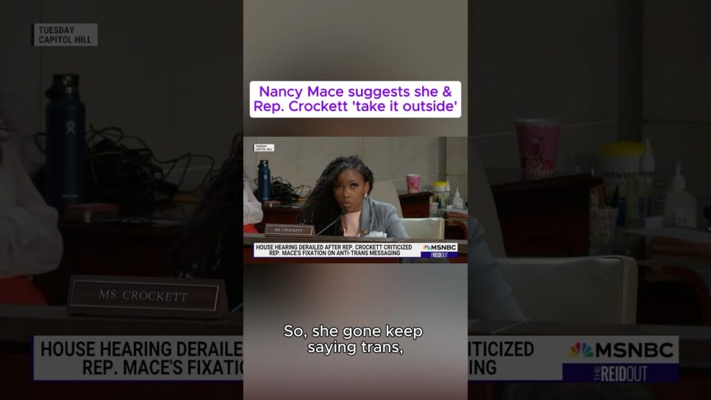 Nancy Mace suggests she & Rep. Jasmine Crockett ‘take it outside’