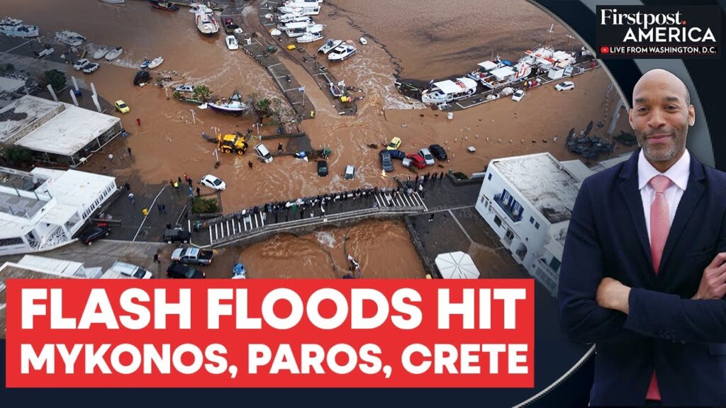 Deadly Storms Devastate Greece’s Iconic Islands of Paros, Mykonos & Crete | Firstpost America |N18G