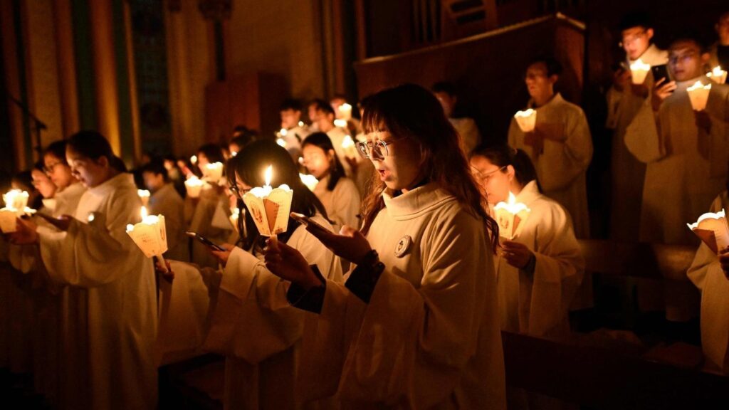 Chinese Catholics celebrate the opening of two new churches