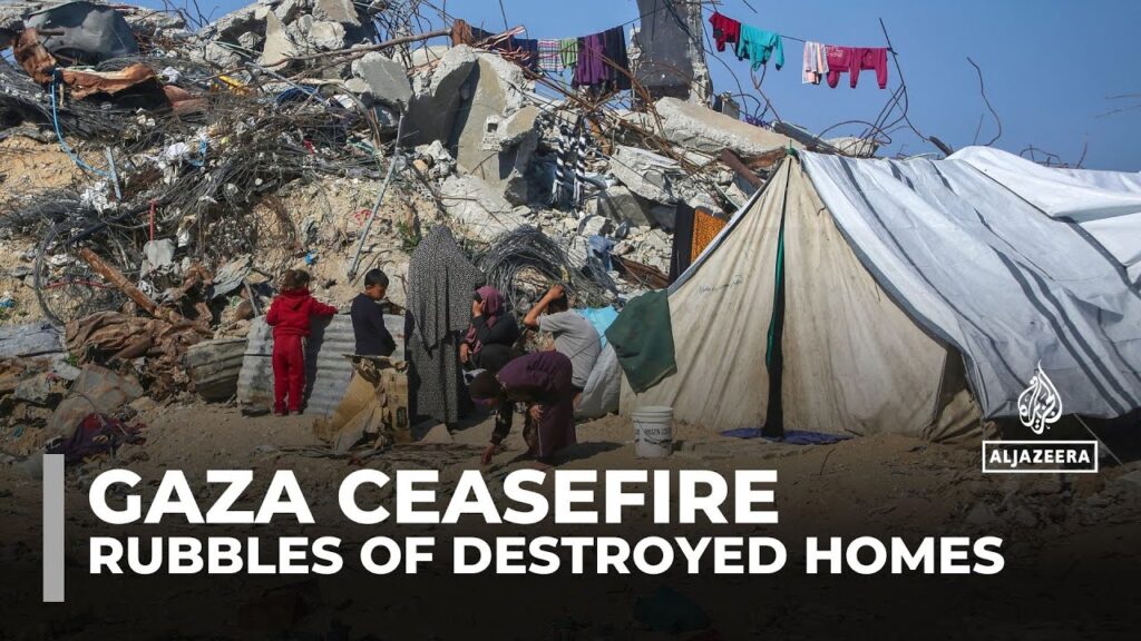 From homes to tents: Displaced Palestinians building a new life in northern Gaza