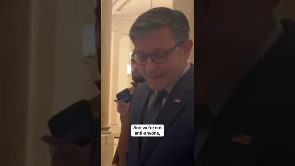 Mike Johnson announces transgender bathroom ban at U.S. Capitol #shorts