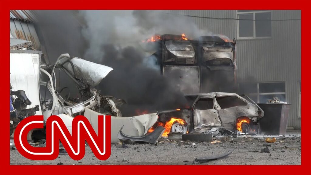 CNN visits town near where Russian troops are amassing