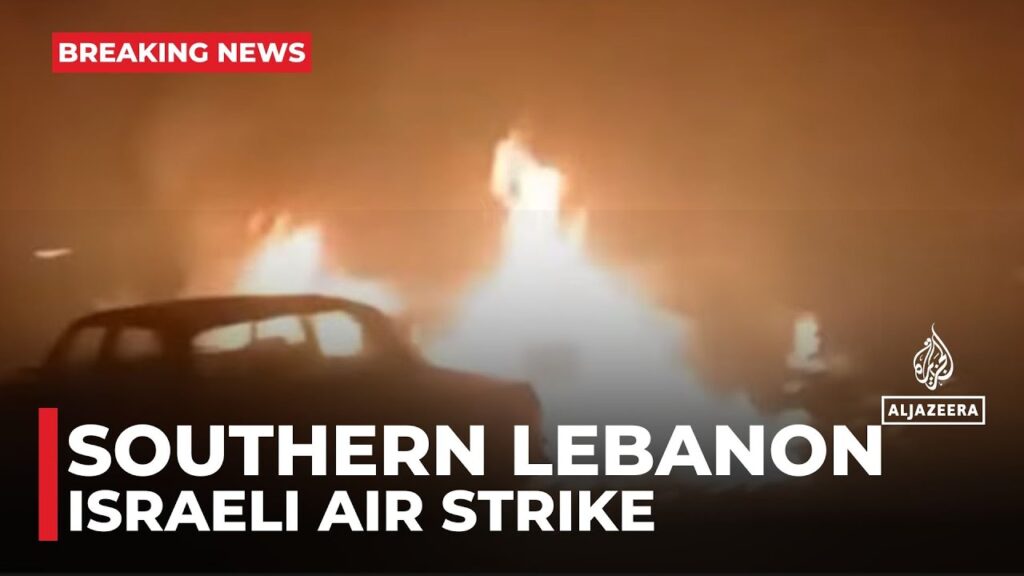Israeli air strike on southern Lebanon: At least 14 injured in Nabatieh attack