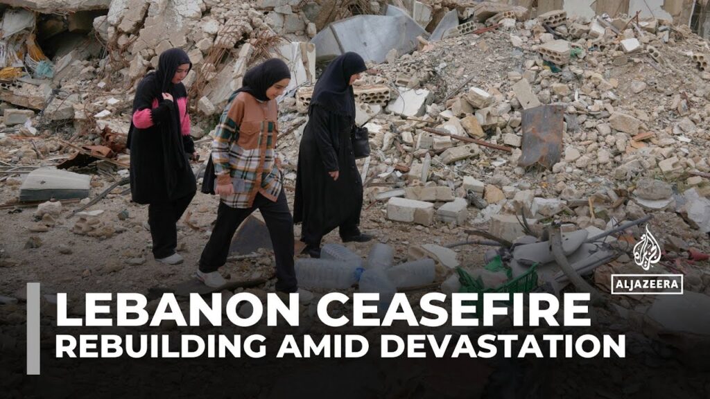 Residents return to southern Lebanon to find homes in ruins