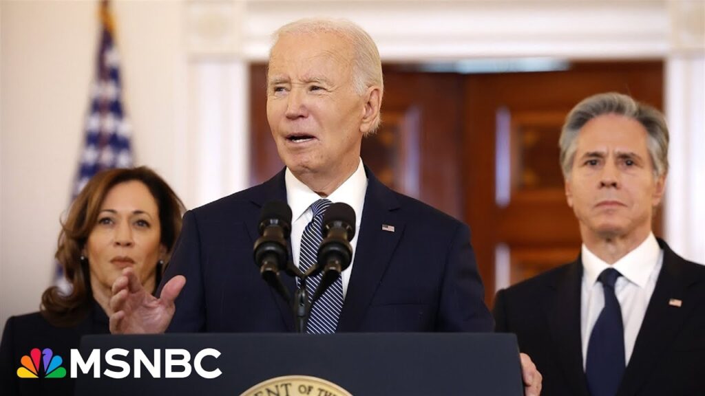 ‘At long last’: Biden speaks on Israel-Hamas ceasefire deal