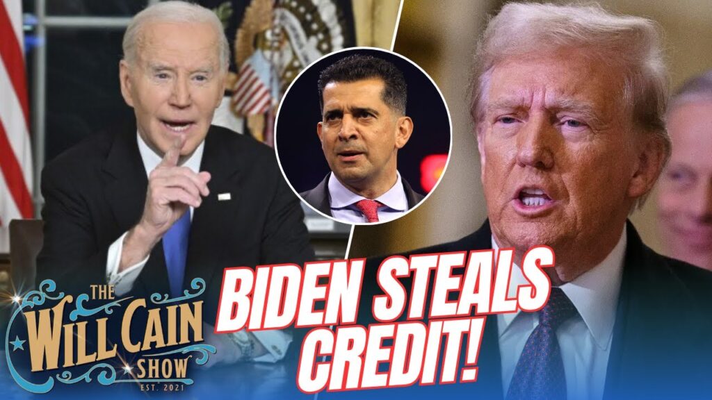 Biden takes credit for Trump accomplishments! PLUS, Patrick Bet David | Will Cain Show