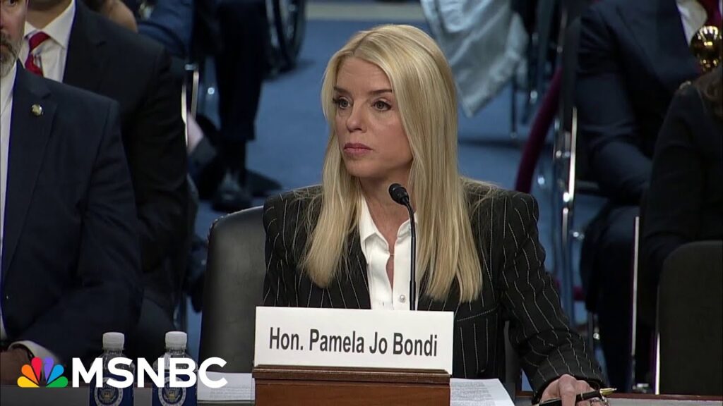 Pam Bondi pledges her focus as attorney general will be ‘keeping Americans safe’