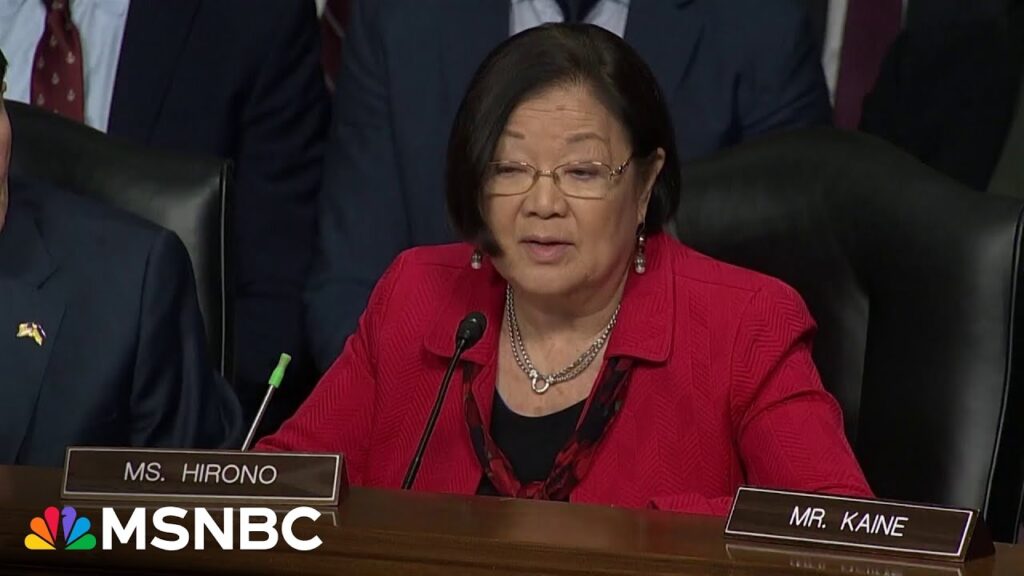 Hirono questions Hegseth on sexual assault, Greenland and past comments