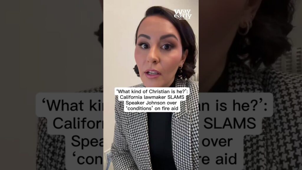 California lawmaker SLAMS Speaker Johnson over ‘conditions’ on fire aid