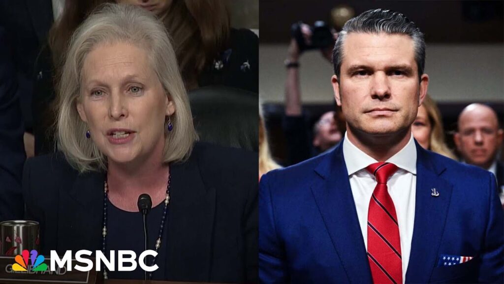Senator Gillibrand grills Hegseth over comments on women