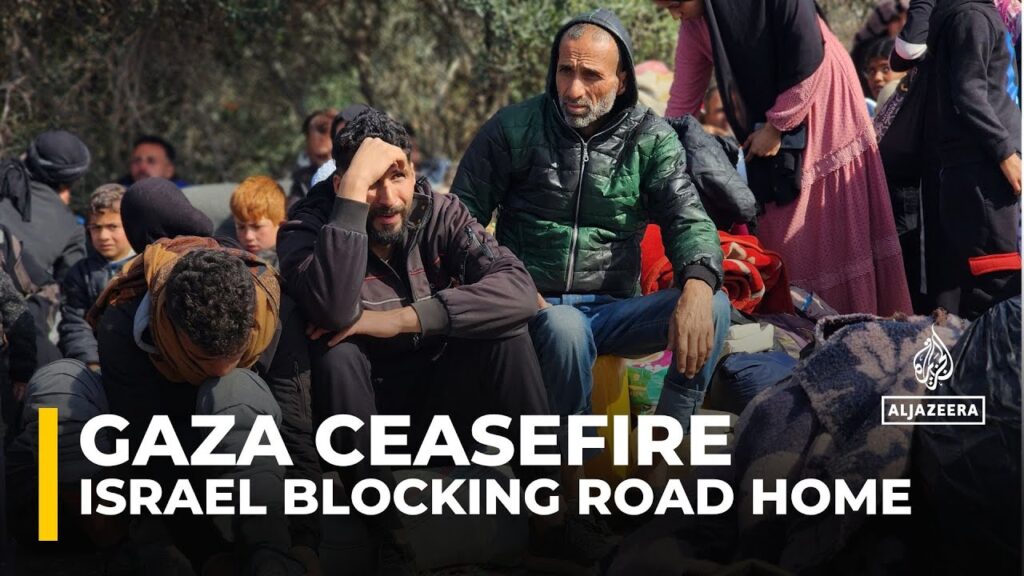 Israeli army blocks thousands of Palestinians from returning to their homes in north Gaza