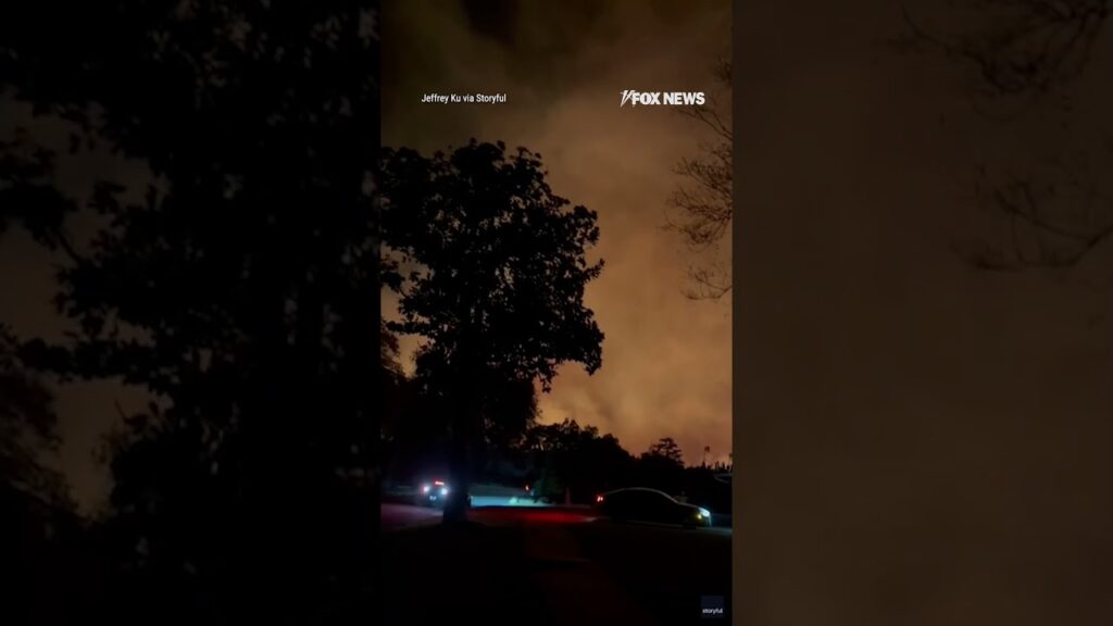 LA couple narrowly escape as Eaton Fire approaches their home