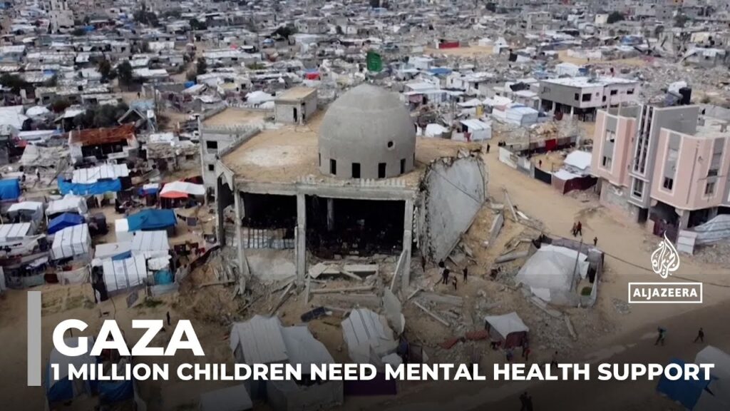 Gaza humanitarian crisis: UN warns 1 million children need mental health support