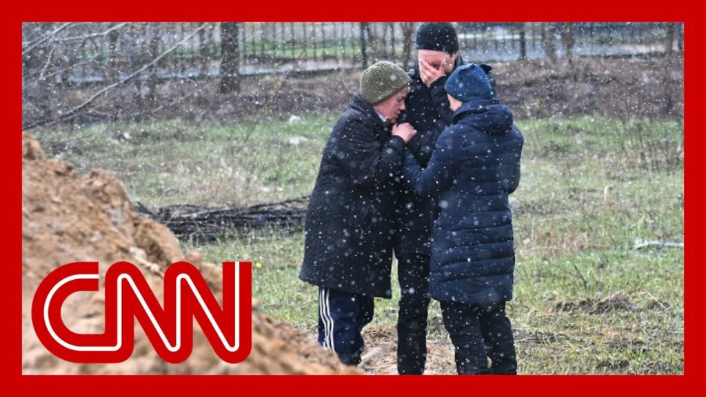 CNN captures horrific photos of mass grave site in Ukraine