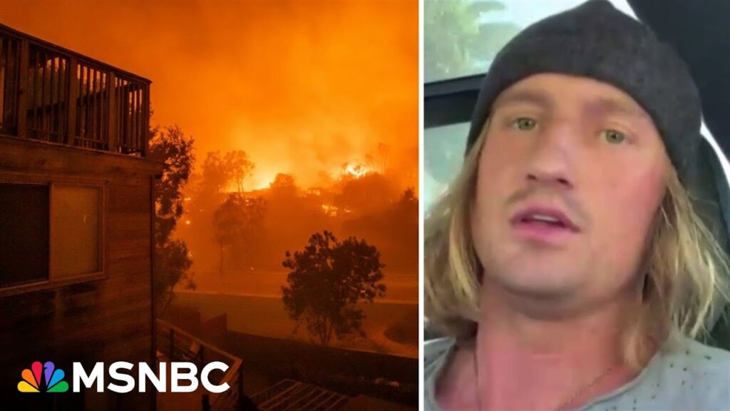 ‘It was an inferno!’: Malibu couple battles to save home in L.A. amid ‘50 foot walls of fire’