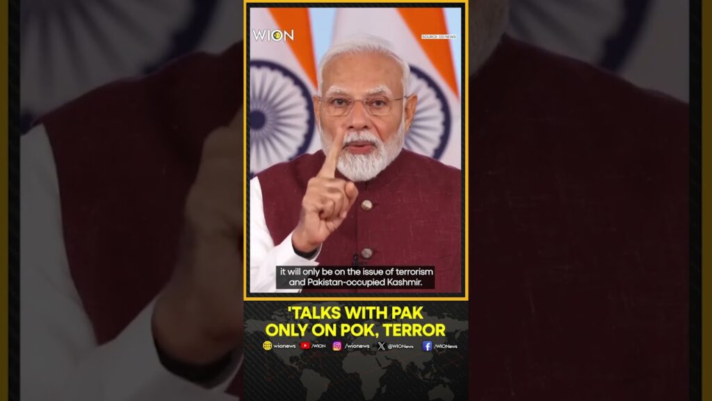 Talks With Pakistan Will Be Only On Terror And Pok, Says PM Narendra Modi