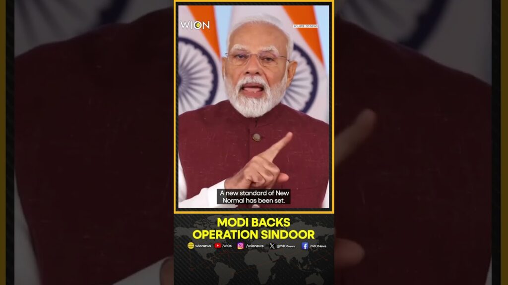 Operation Sindoor Now Defines India’s Counter-terror Approach: PM Modi | WION Shorts