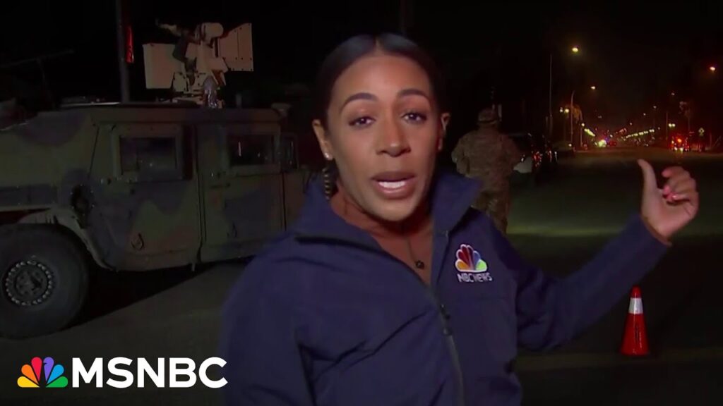 Large law enforcement presence marks hard-hit Altadena