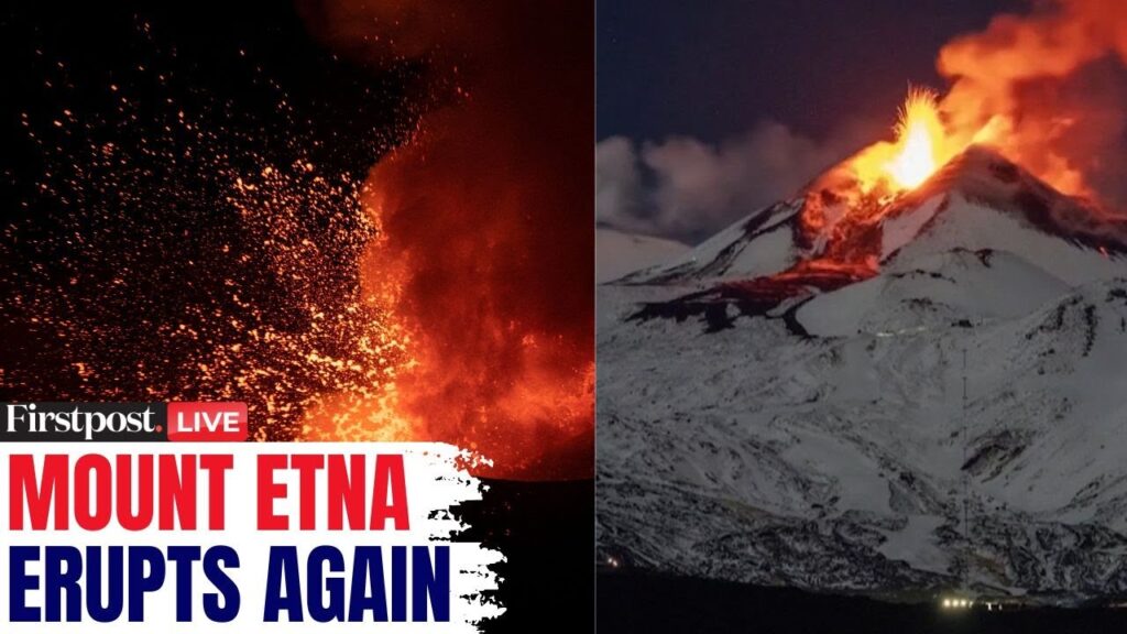 LIVE: Mount Etna Erupts, Spewing Ash and Lava Into the Sky | Volcano Eruption | Italy | N18G