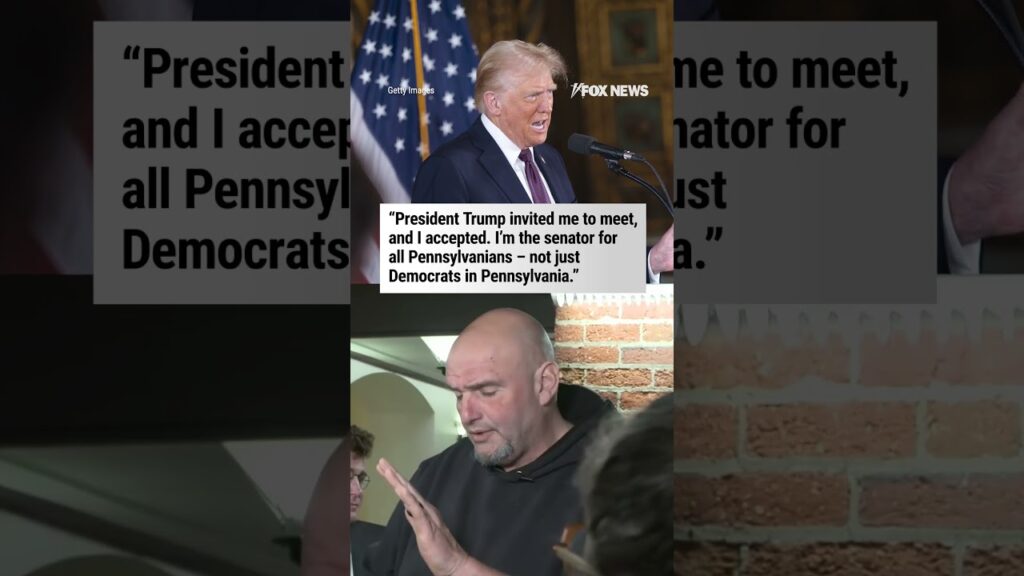 Sen. John Fetterman will meet with President-elect Trump at Mar-a-Lago