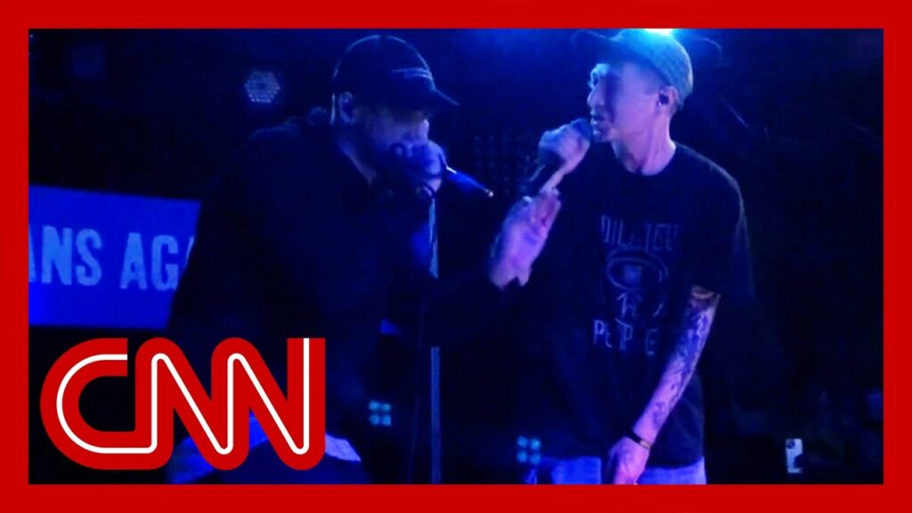 See what happened at a Russian rapper’s protest concert