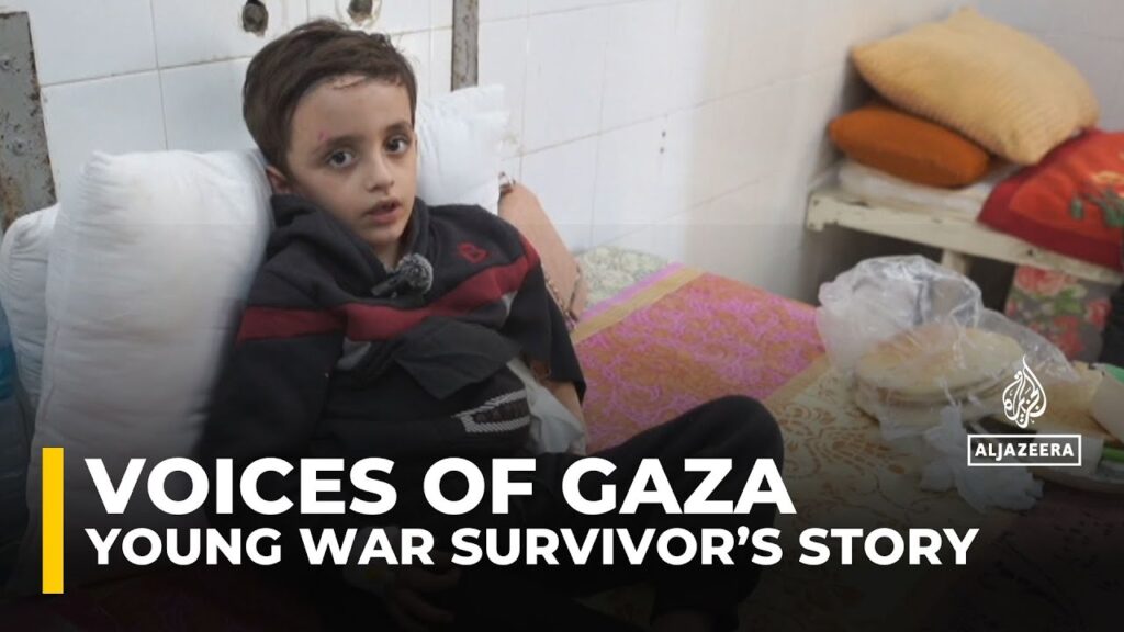 Young Gaza survivor’s story of loss and longing for his father