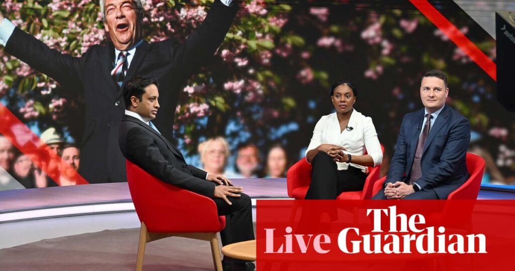 Streeting admits Reform could be main opposition by next election – UK politics live | Politics