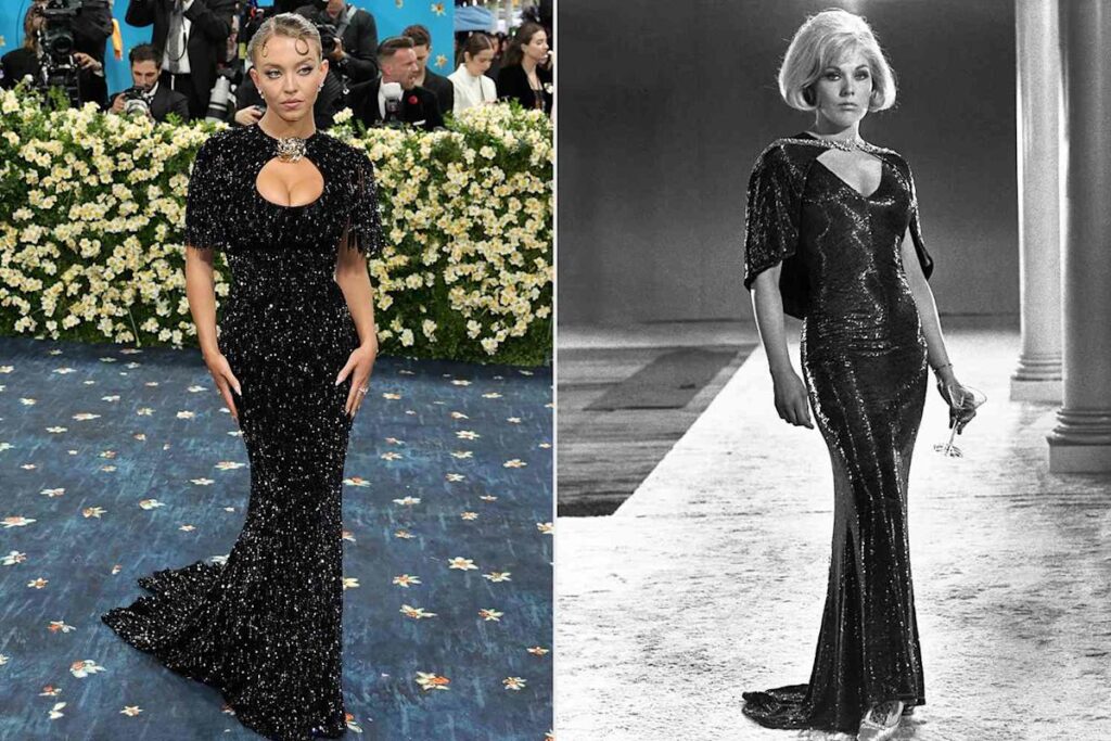 Sydney Sweeney recreates Kim Novak look for 2025 Met Gala ahead of playing her in an upcoming movie