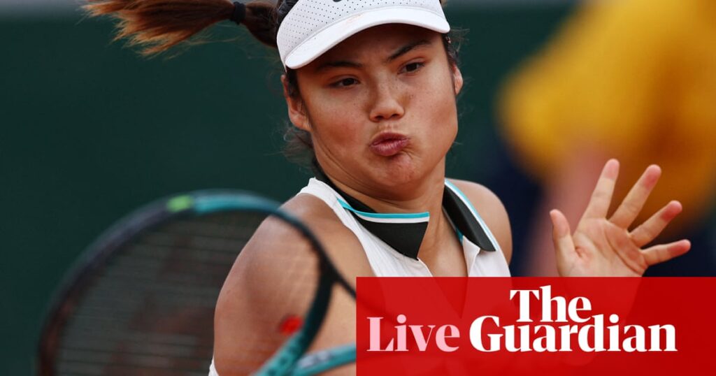 French Open 2025: Raducanu v Wang goes to deciding set, Alcaraz and Ruud in action – live | French Open