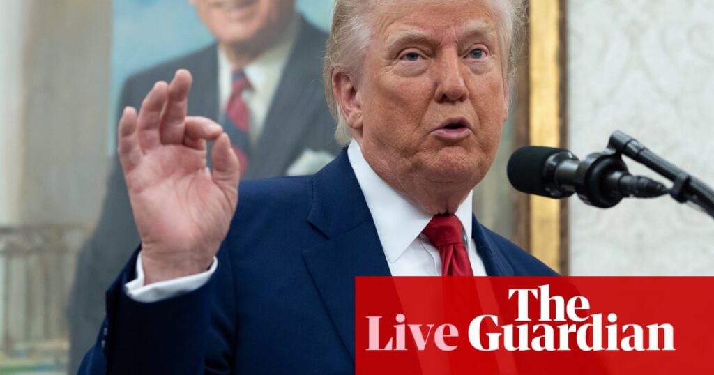 Trump orders US chip designers to stop selling to China, report says – live | US news