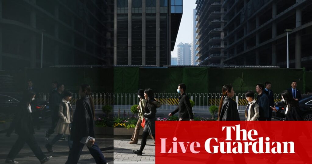 China’s service sector hit by trade war; Ford predicts .5bn profit hit from Trump tariffs – business live | Business