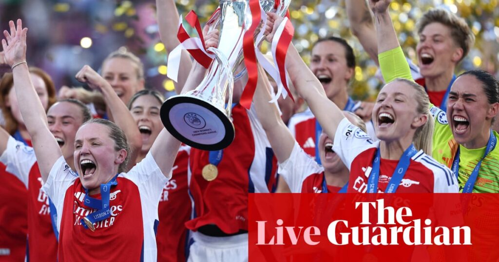 Arsenal 1-0 Barcelona: Women’s Champions League final – live reaction | Women’s Champions League