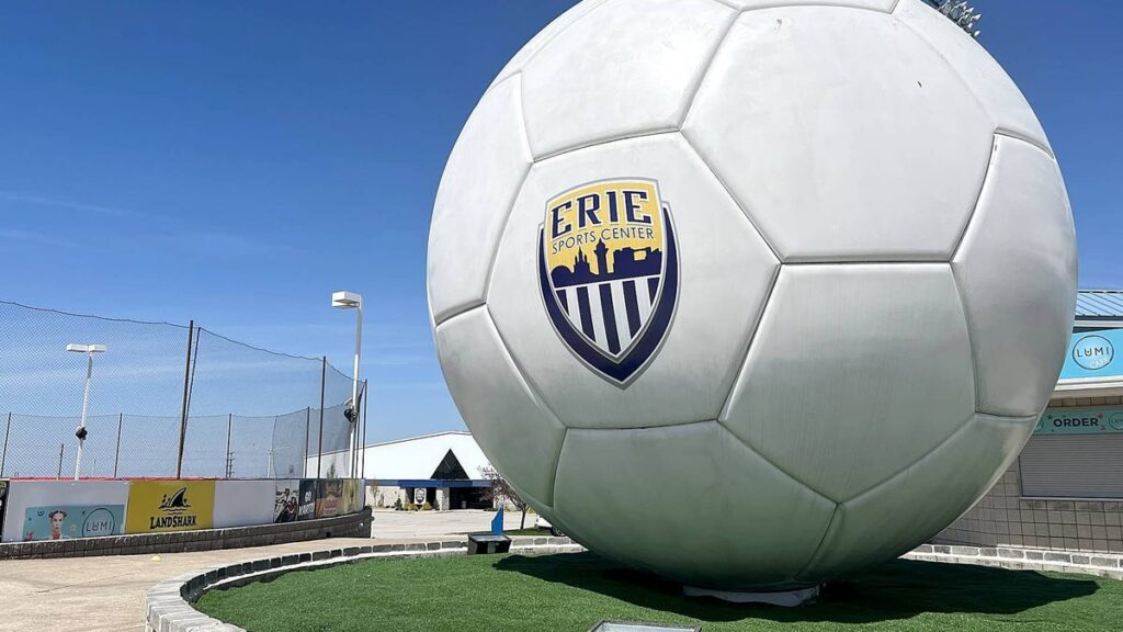 Erie Sports Center, soccer and sports complex, is on the market