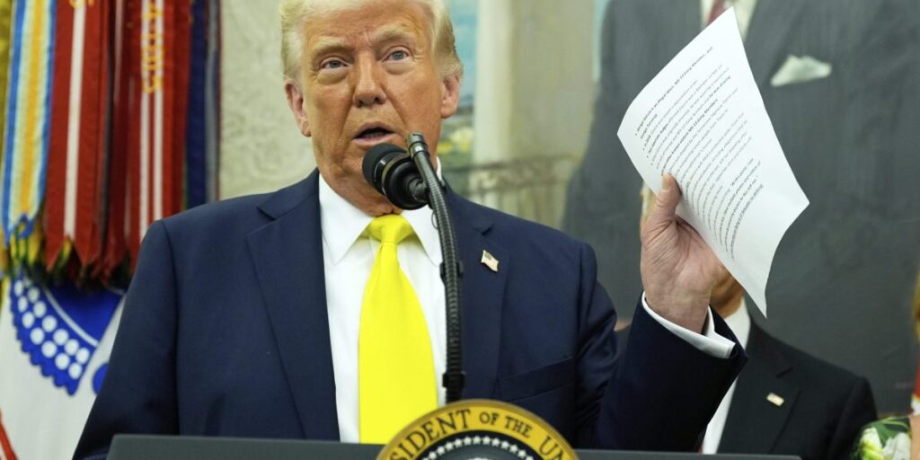 Trump says ‘good parts are the Trump economy and the bad parts are the Biden economy’